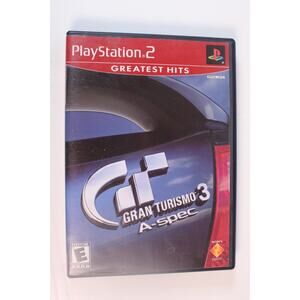 Gran Turismo 3 A-spec (Sony PlayStation 2 PS2) Complete CIB Greatest Hits Tested